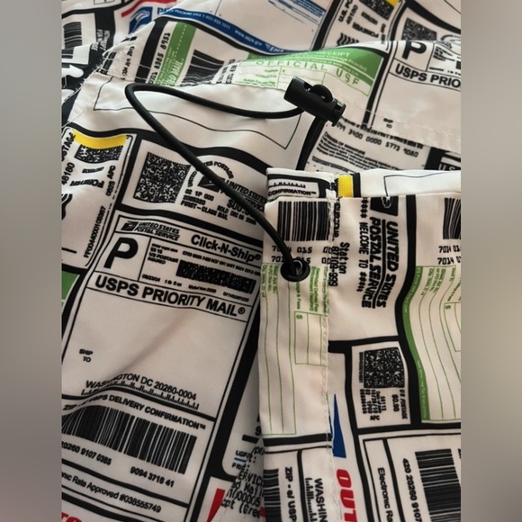 Forever 21 X USPS Collab Hooded Pullover Windbreaker Rain Jacket - Picture 3 of 4